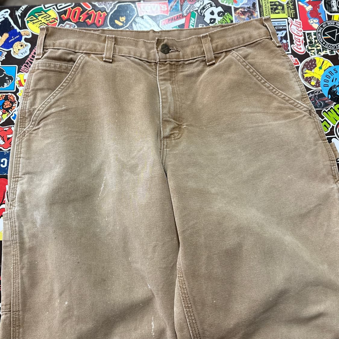 칼하트 카펜터 팬츠 B11-BRN 32 상품이미지5