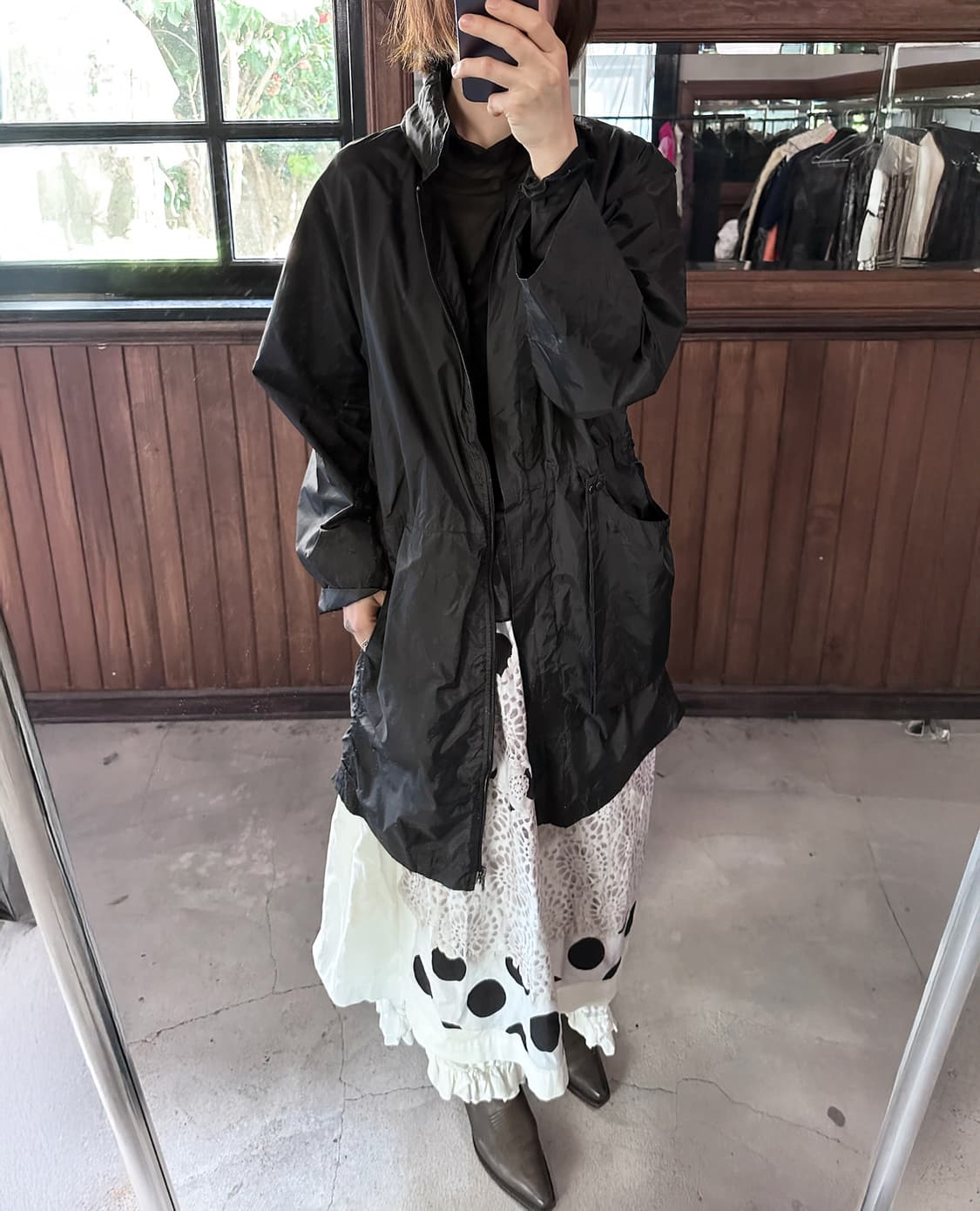 HIROKO KOSHINO nylon windbreaker 상품이미지1