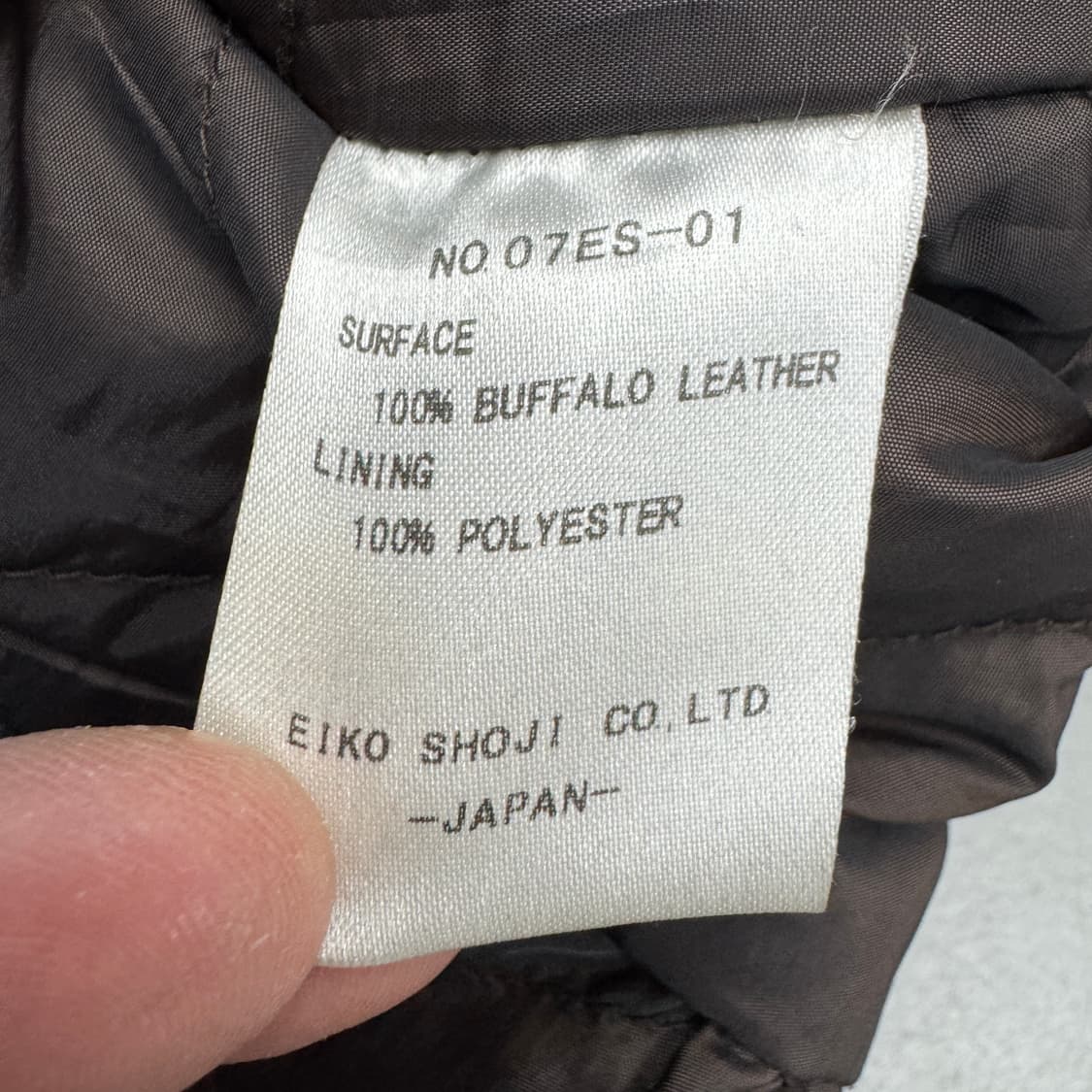 JPN 제팬 카우스킨 바이커 소가죽 리얼레더 가죽자켓 상품이미지9