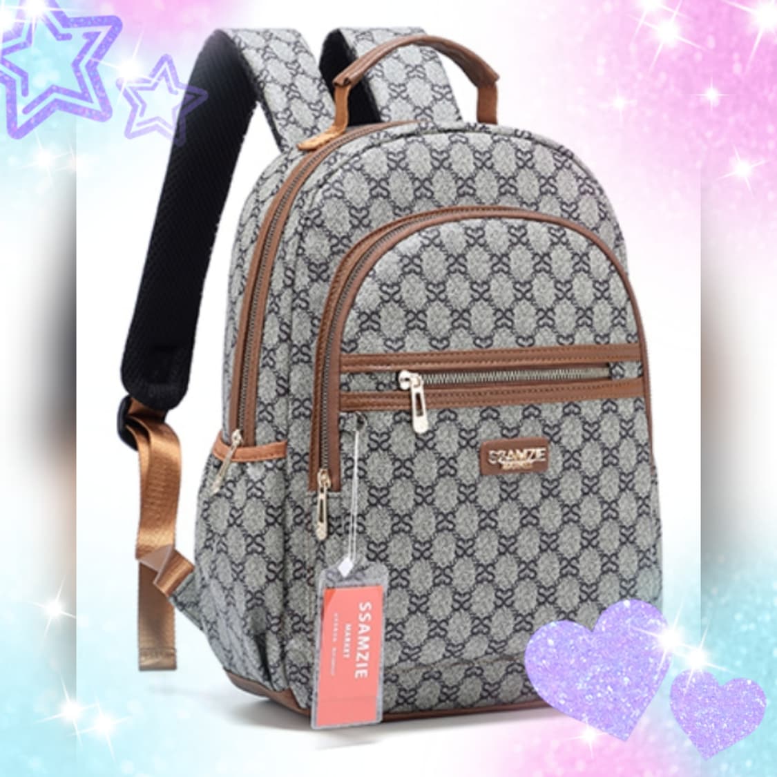 J5 A급 패턴 백팩 판매해요 상품이미지4