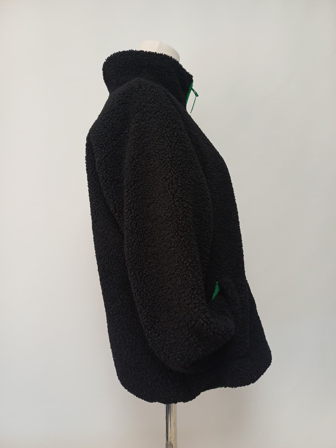 베네통 키즈 플리스 150 (성인여성 44~55 추천 / 켈리그린 배색) 상품이미지2