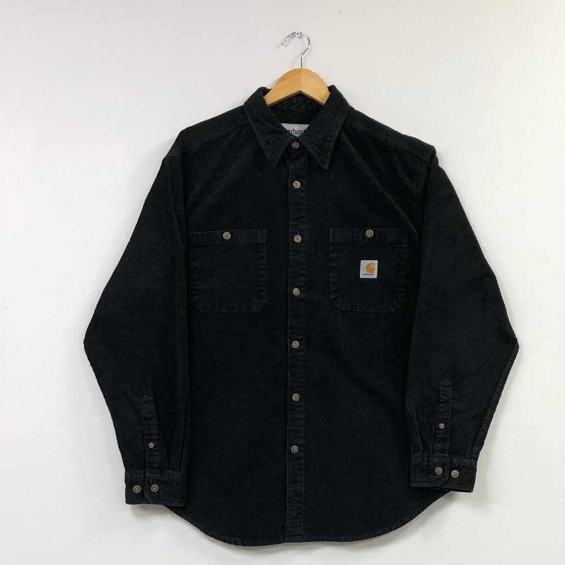 105 칼하트 블랙 코듀로이 셔츠 상품이미지2