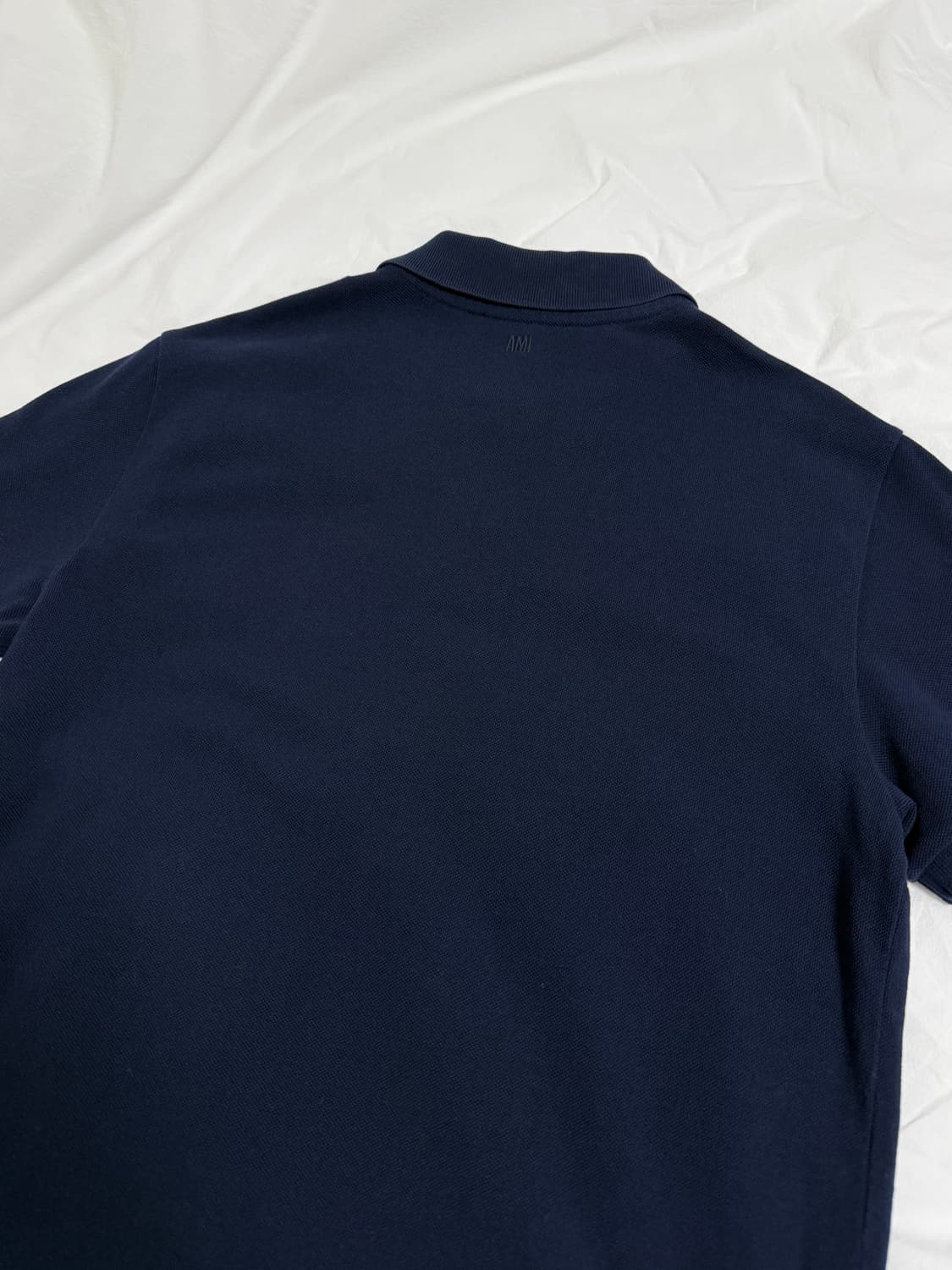 [급처] 아미(AMI) 하트 로고 폴로 네이비 상품이미지4