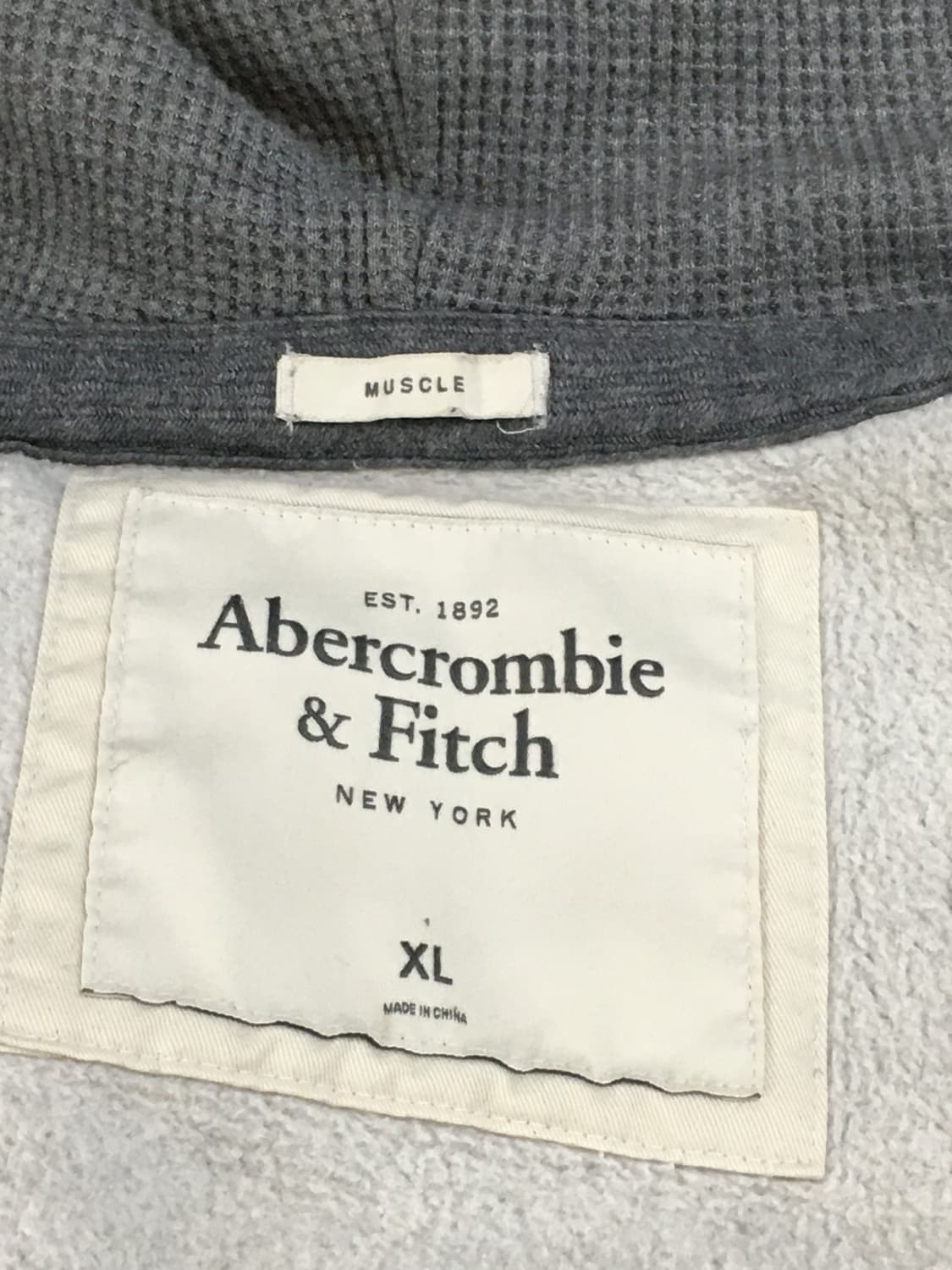 아베크롬비 후드집업 차콜 상품이미지8