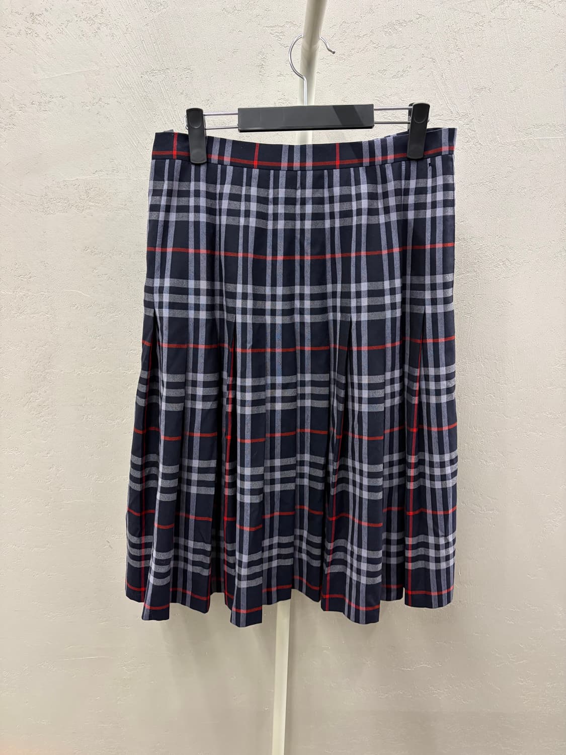버버리 체크 플리츠 스커트 치마 M 상품이미지6