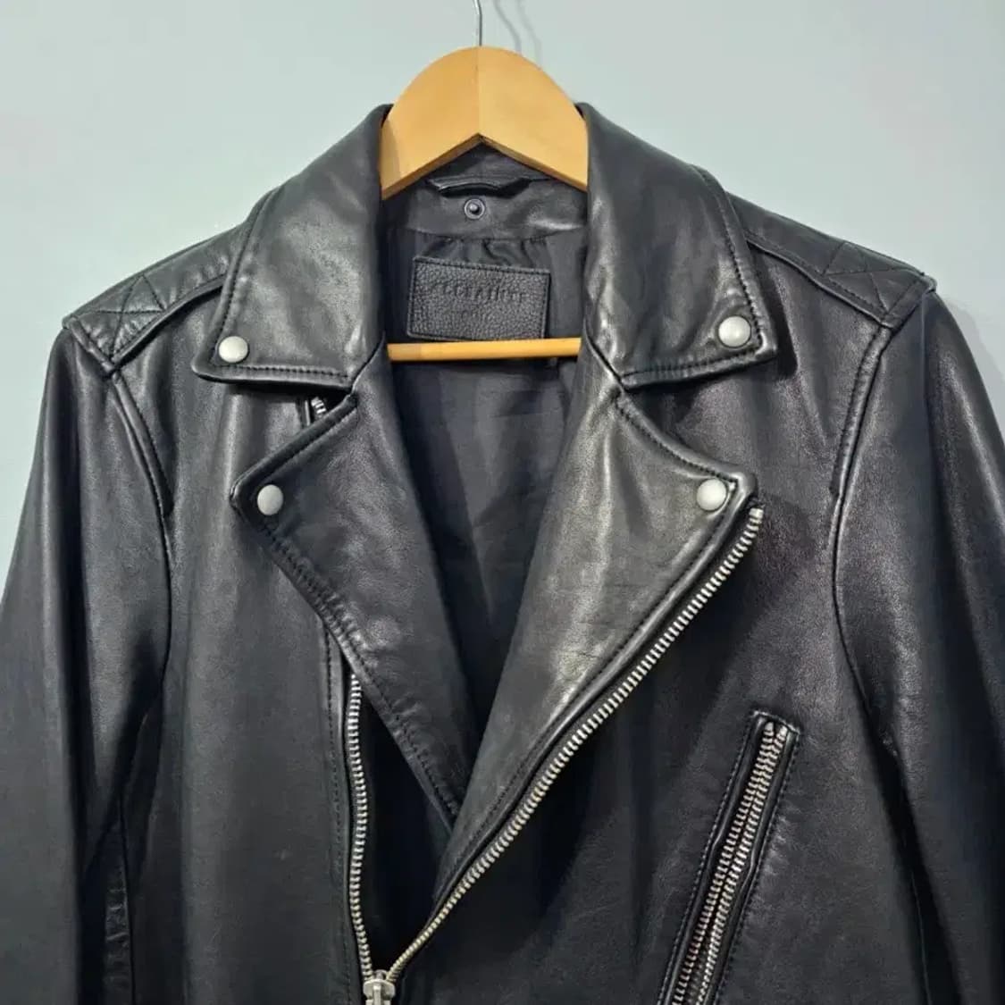 AllSaints 올세인츠 볼트 양가죽 바이커 자켓 95 상품이미지4