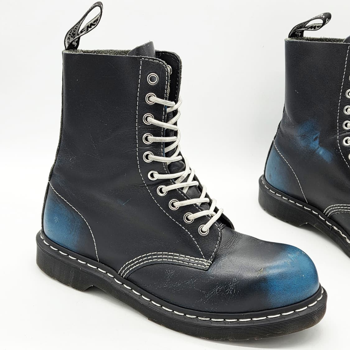 닥터마틴 1919 10홀 블루블랙 투톤 (8) 상품이미지5