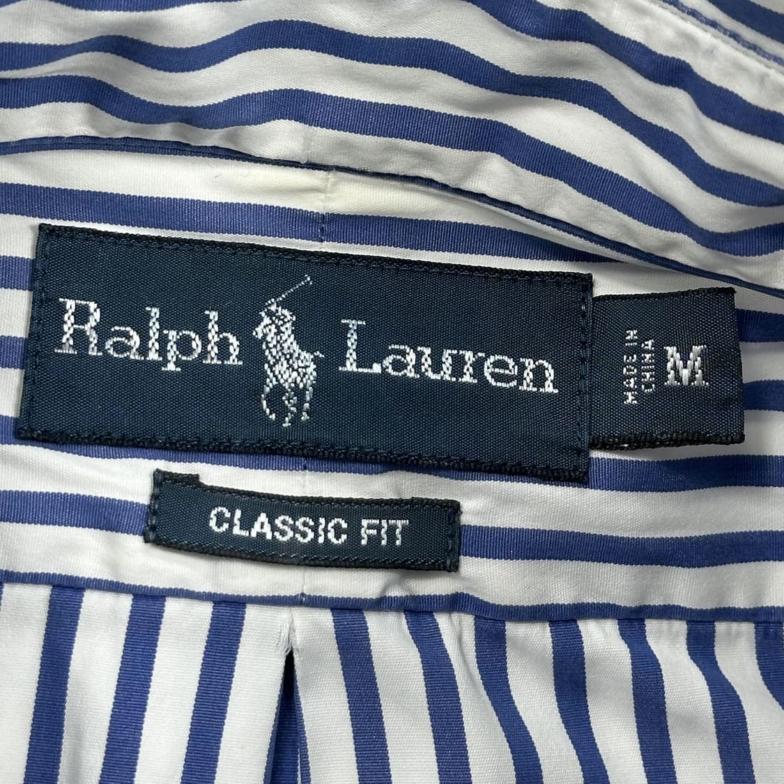 폴로 랄프로렌 포니 클래식핏 스트라이프 셔츠 (실측 L) 상품이미지5