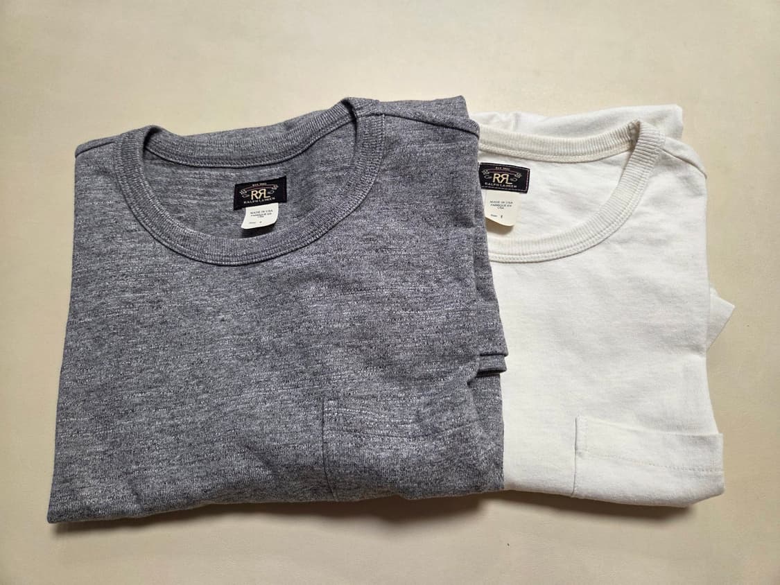 RRL 가먼트 다이 포켓 티셔츠 m 2장 (새제품) 상품이미지1