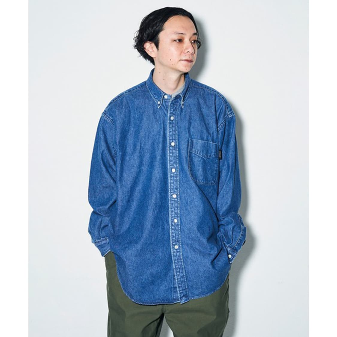 SEDAN ALL-PURPOSE Denim Big B.D Shirt 상품이미지3