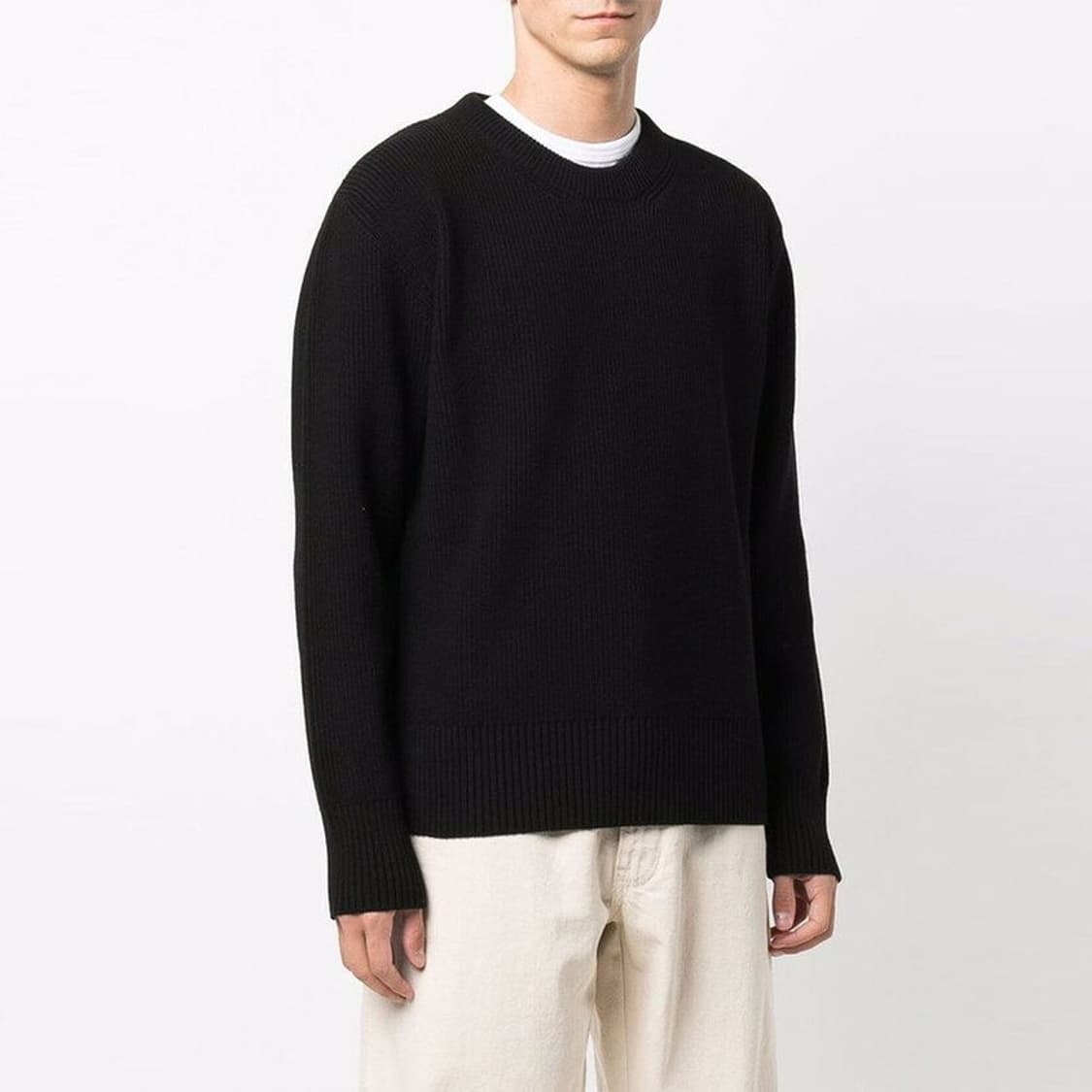 [M] 마르지엘라 블랙 니트 스웨터 상품이미지4