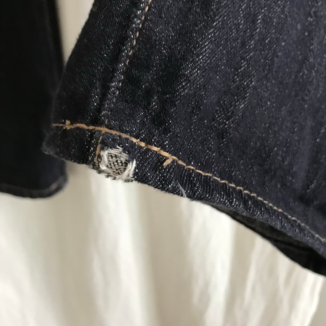 생지 데님 롱와이드 팬츠 상품이미지10