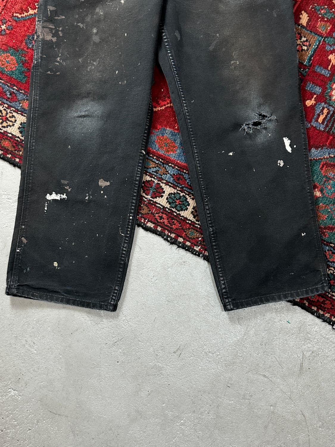 OG 칼하트 싱글니 워크 팬츠 하드 페이딩 칼하트 더블니 상품이미지7