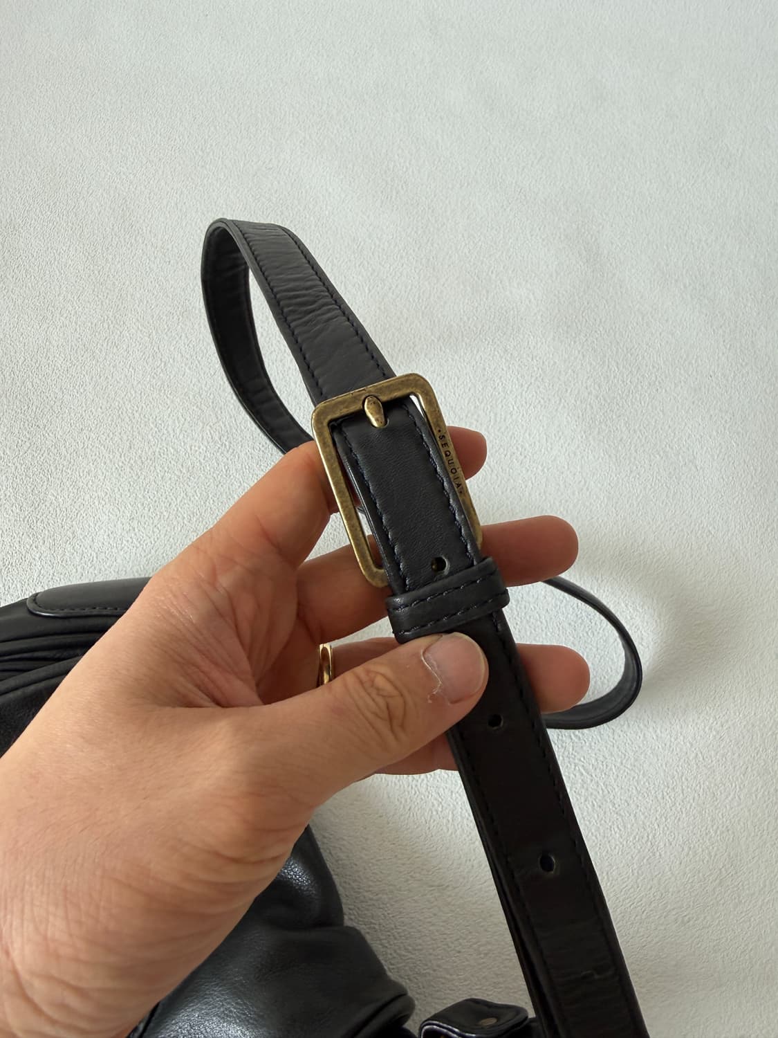 Pre owned 레더 크로스백 상품이미지3