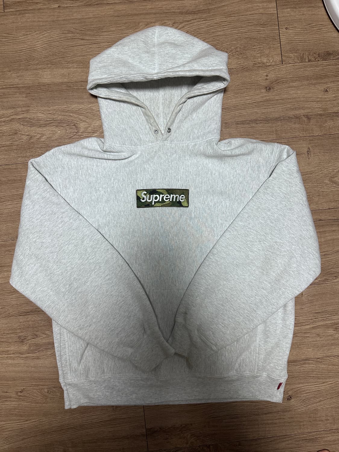 [M]슈프림 카모 박스로고 애쉬 상품이미지1