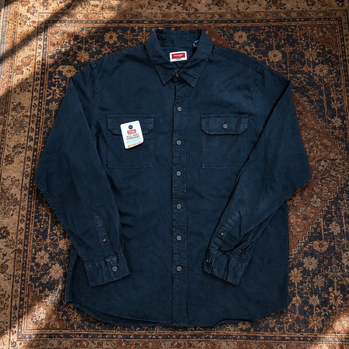 Wrangler 네이비 워크웨어 셔츠 (L) 상품이미지1