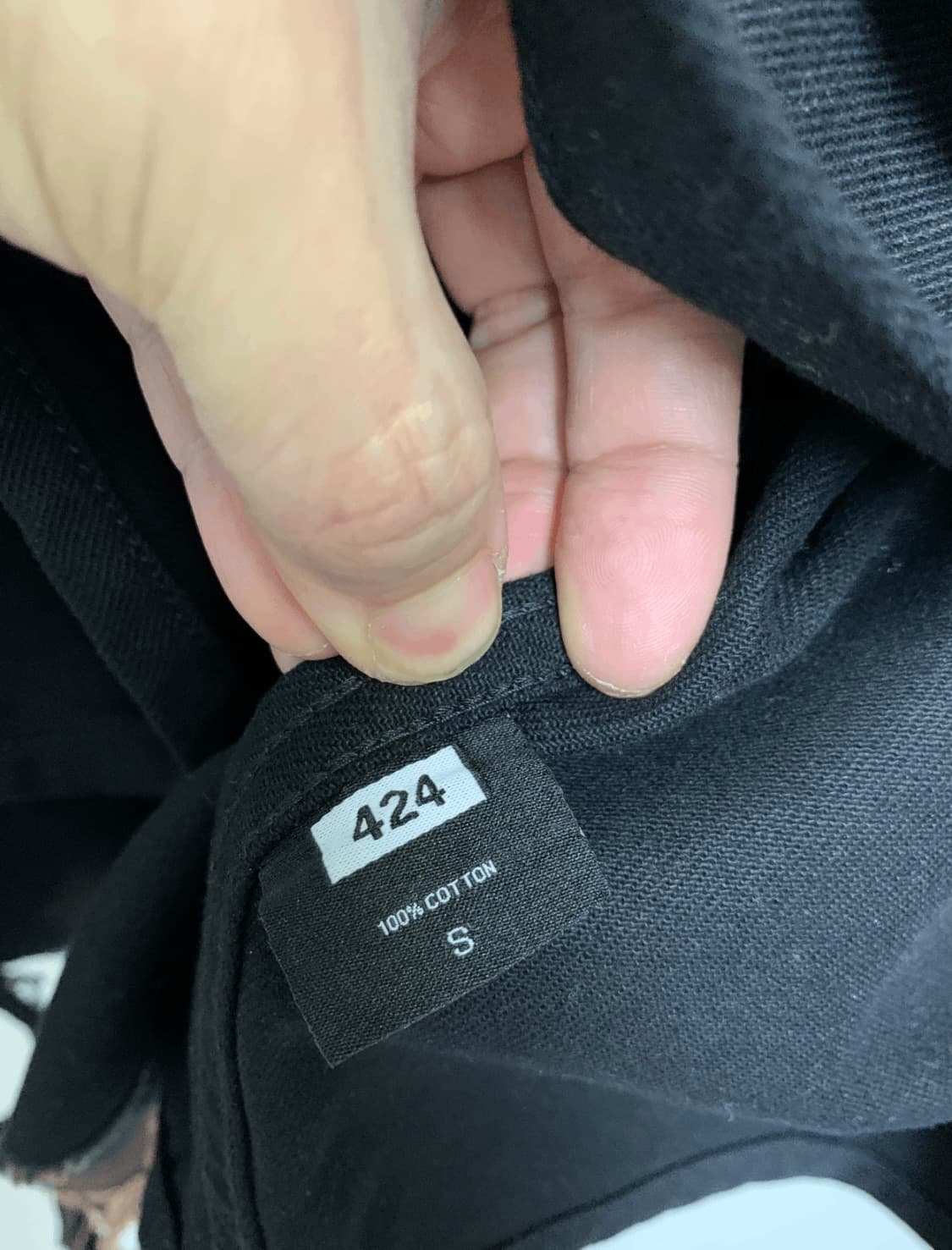 424 destroyed denim over shirt 상품이미지6