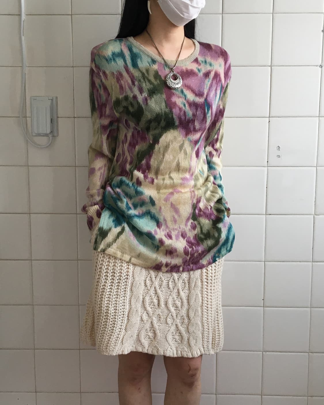 Pattern point knit 상품이미지7