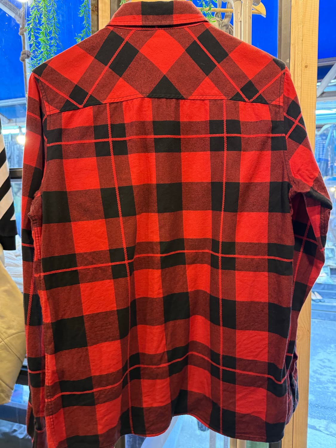 빈폴 레드 블랙 체크셔츠 상품이미지4