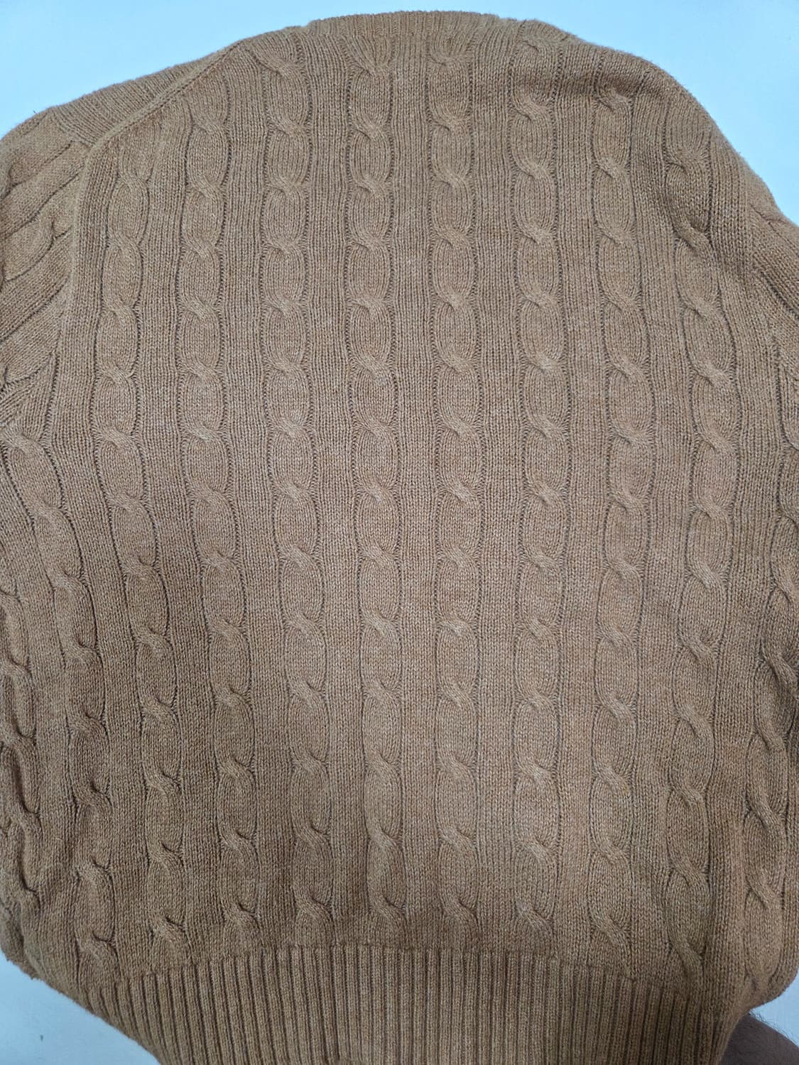 폴로랄프로렌 브라운 케이블니트 L 상품이미지2