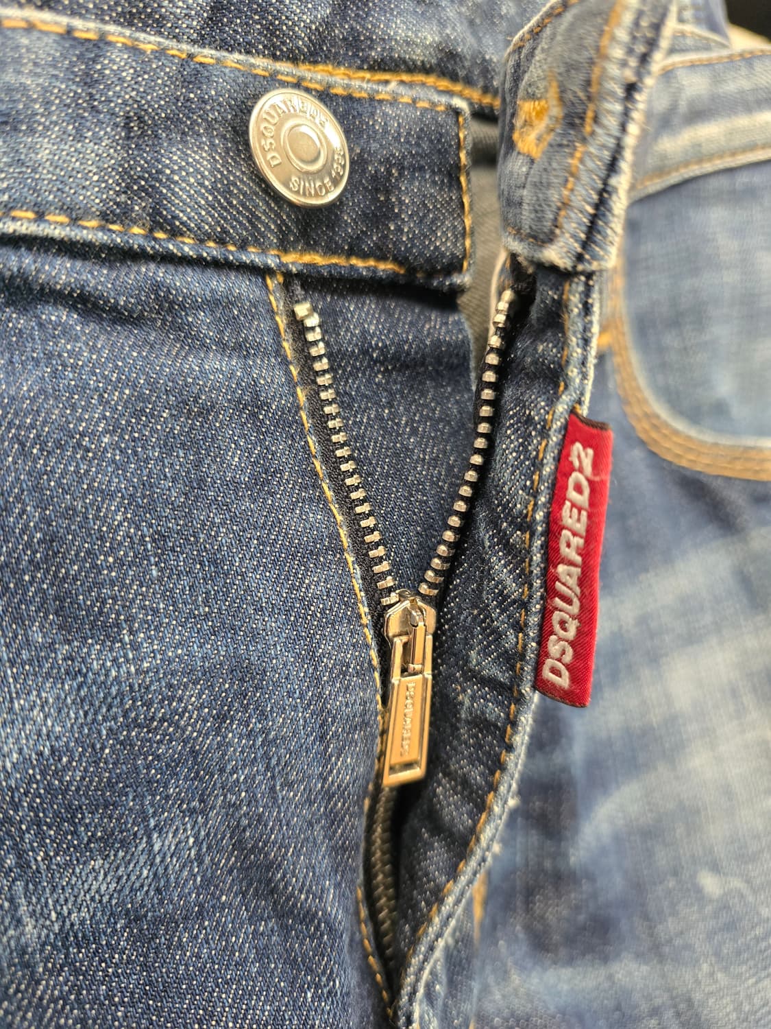 정품) 디스퀘어드2 슬림 바이커진 루키진2  싸이즈 32.  71LB04 상품이미지8