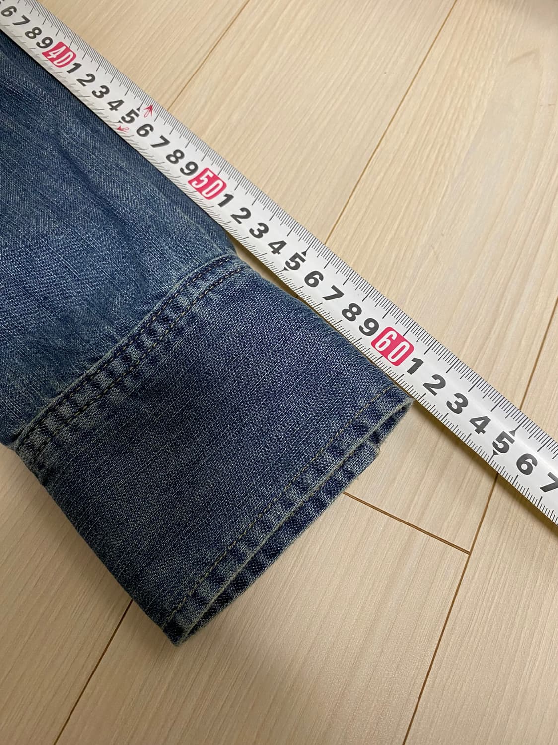 세비지 웨스턴 데님 셔츠 미드 블루  (L 사이즈) 상품이미지8