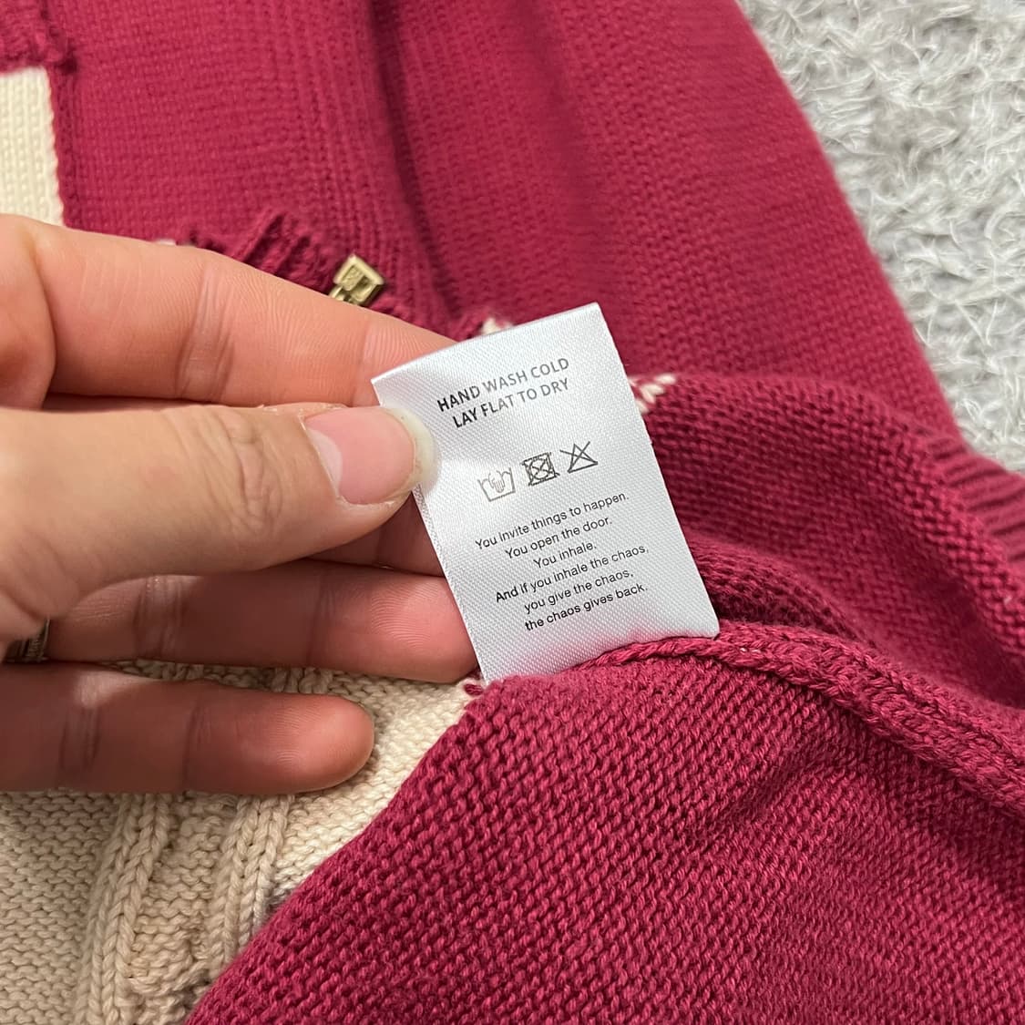 [100] fucking awesome 니트집업 상품이미지4