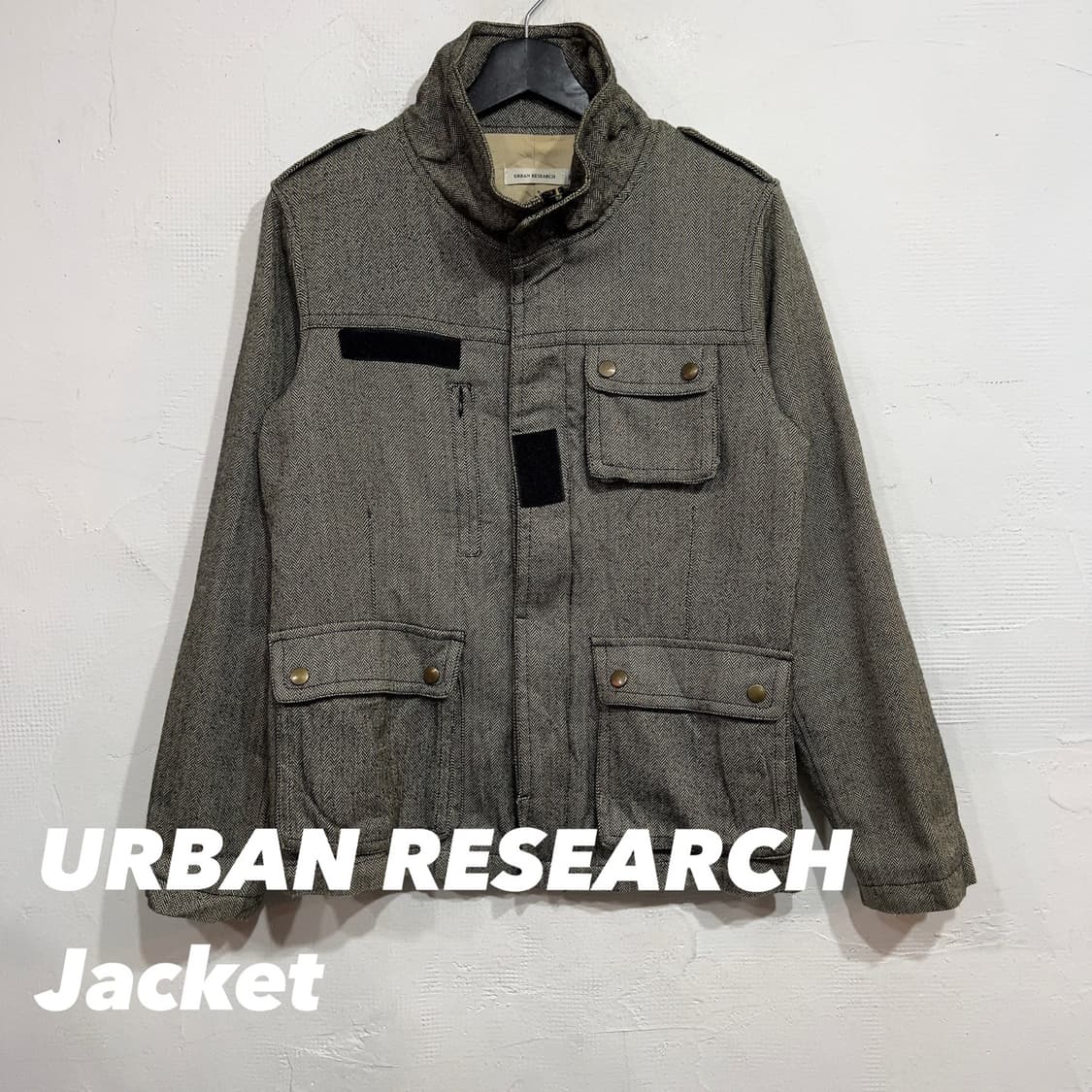 어반 리서치 헤링본 자켓 상품이미지1