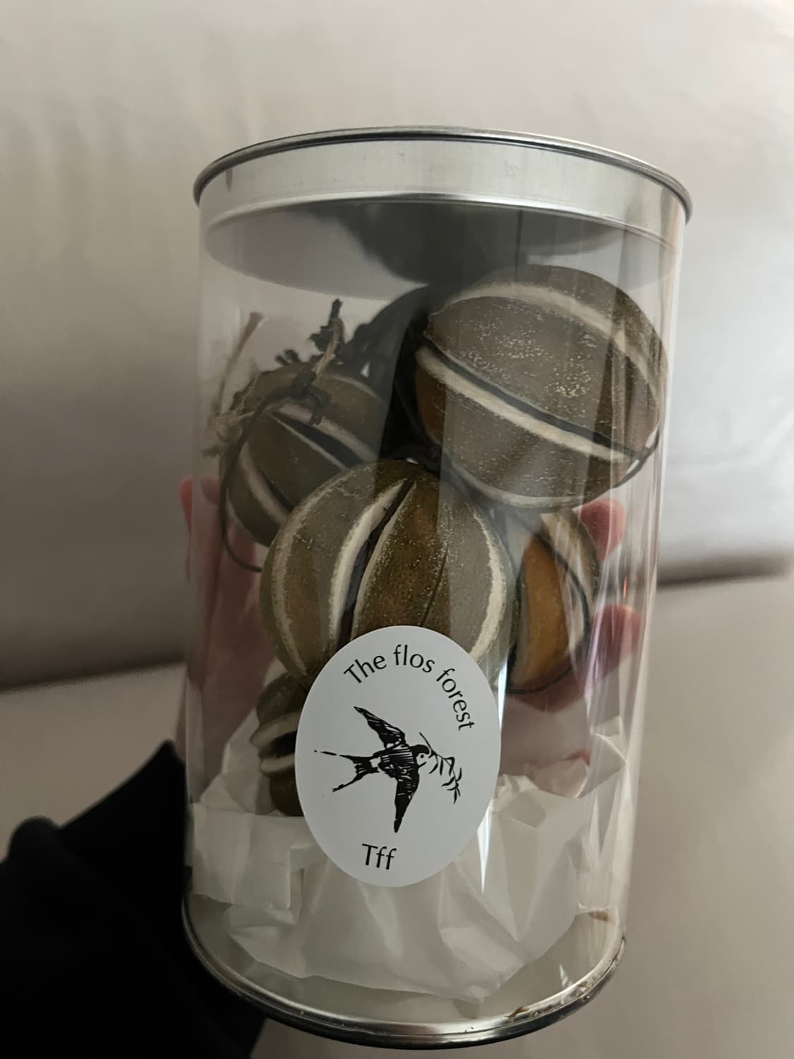 더플로스포레스트 자연물 오너먼트 - 라임 상품이미지2