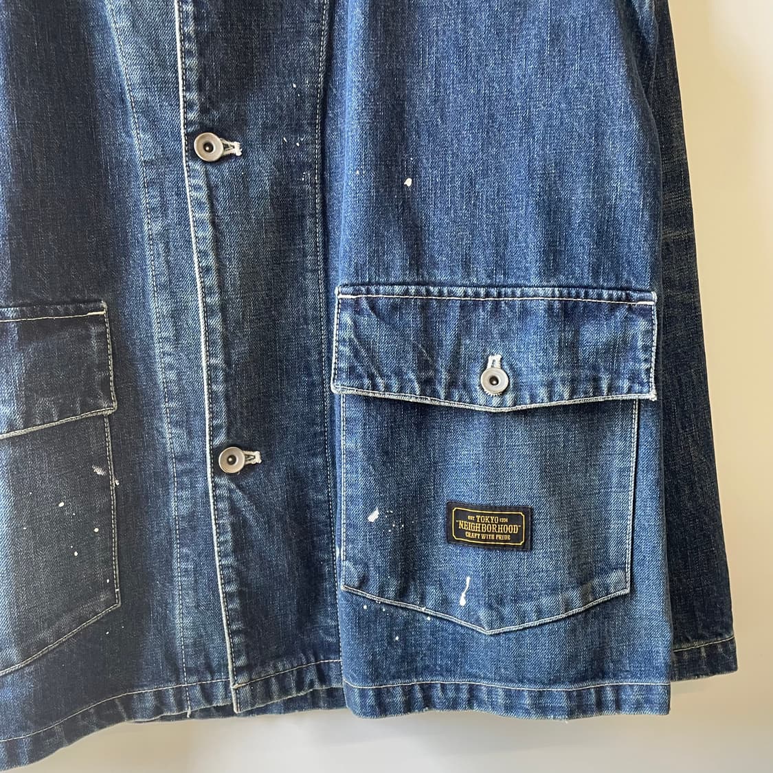 네이버후드 레일로드 데님 초어자켓 상품이미지4
