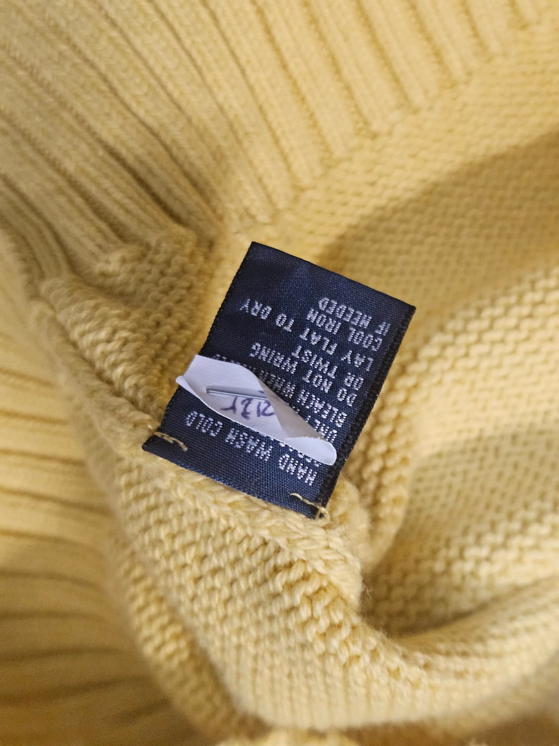 폴로 랄프로렌 옐로우 니트 상품이미지4