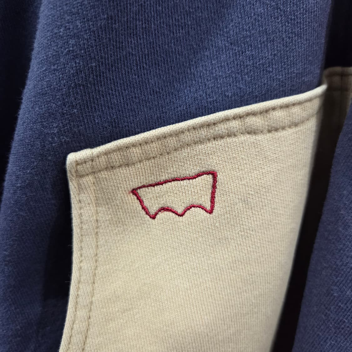 리바이스 레드 후드집업 XS 상품이미지2