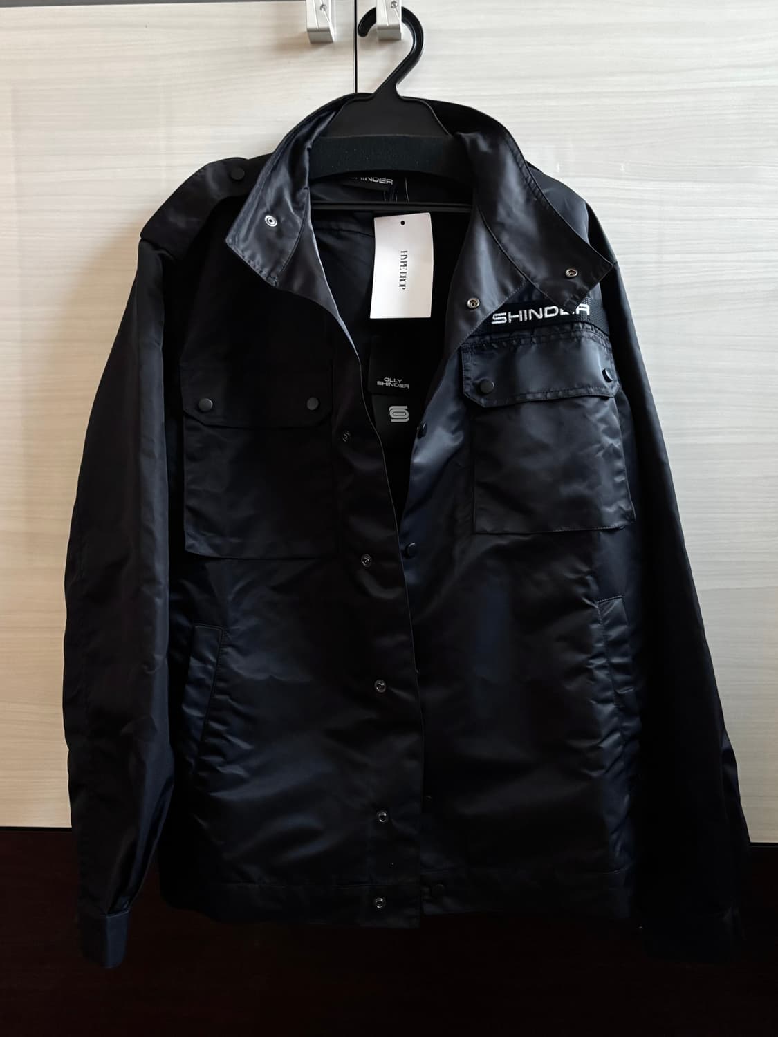 [S] OLLY SHINDER 월드 서비스 자켓 블랙 24SS 상품이미지6