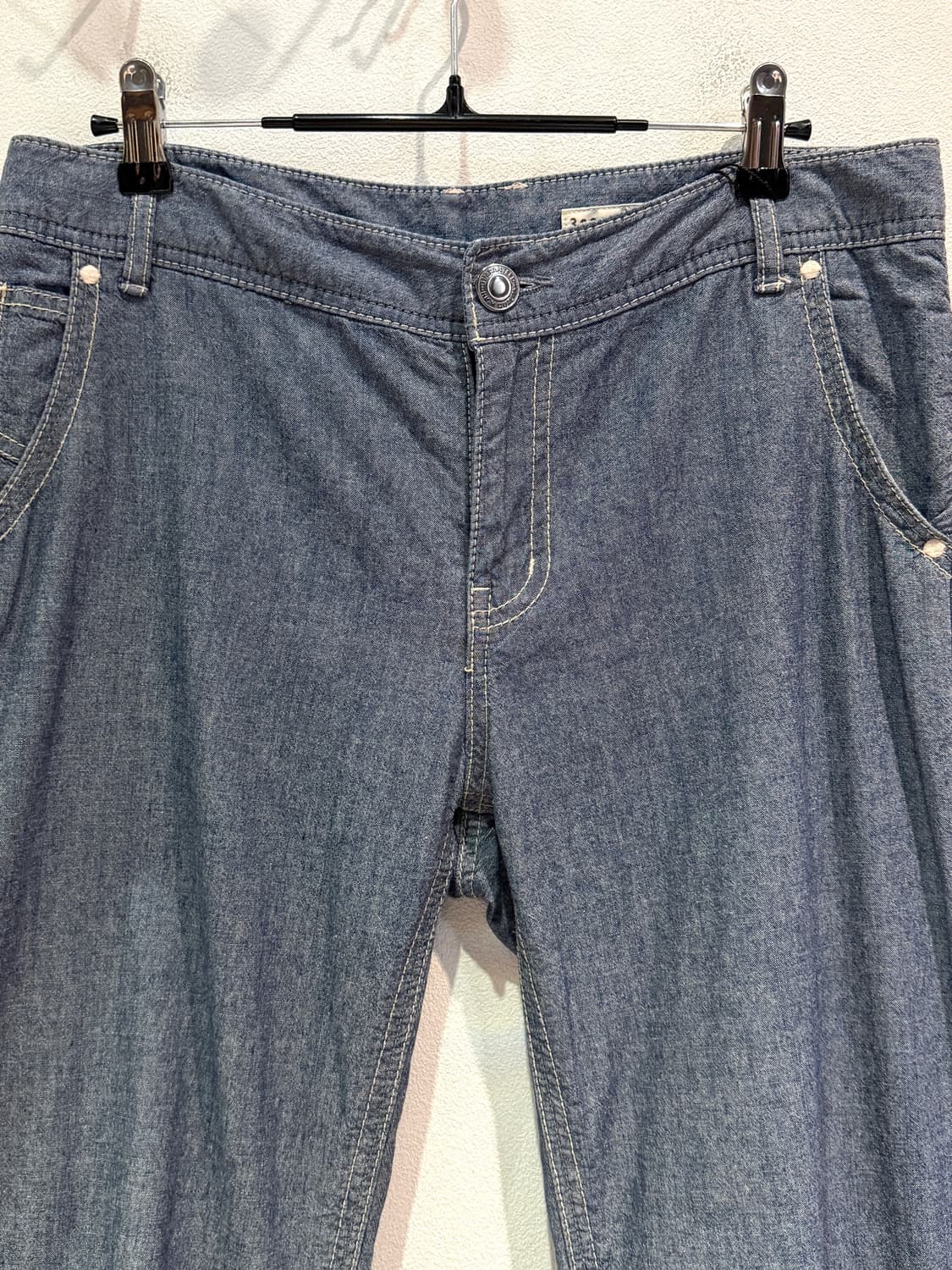 3can4on Chambray Cotton Pants (32) 상품이미지3