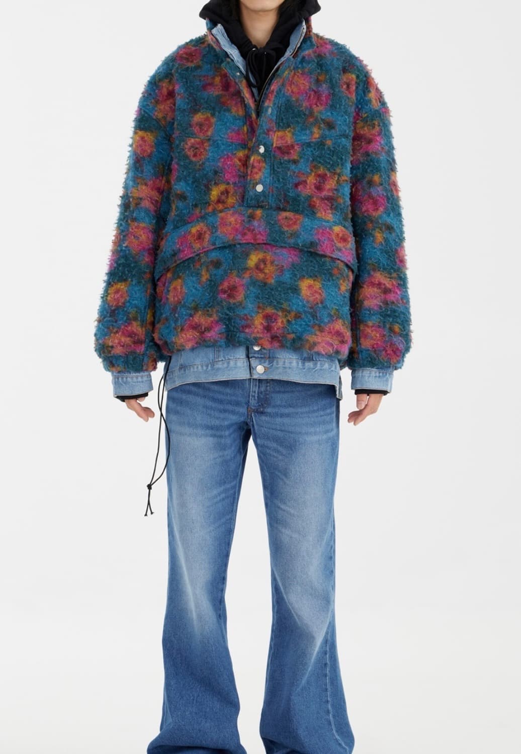 EGONLAB Jean Mouf Zipped Jacket - Denim 상품이미지4