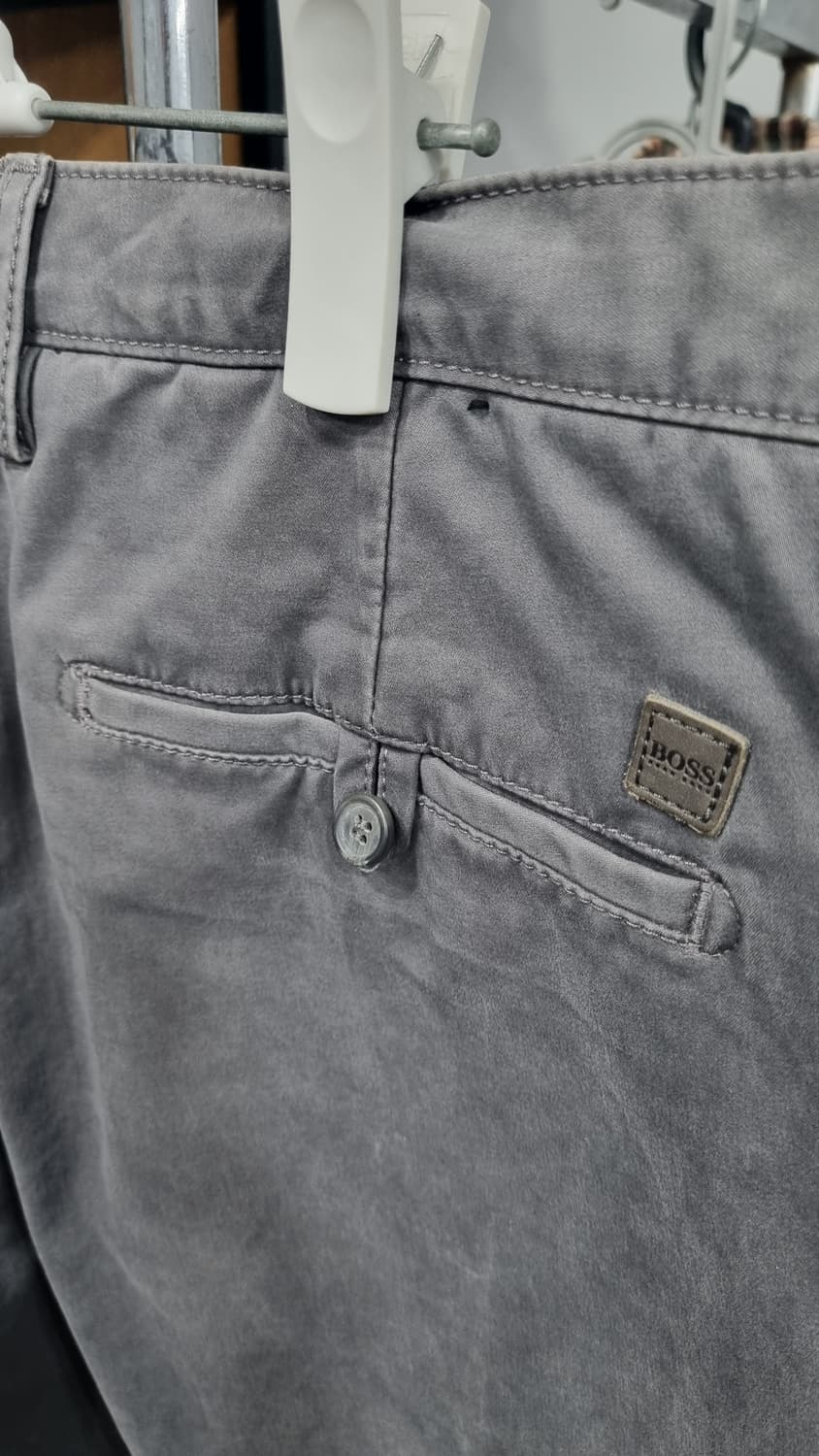 ((휴고 보스)) 정품 회색 코튼팬츠 33사이즈  상태깔끔 상품이미지3