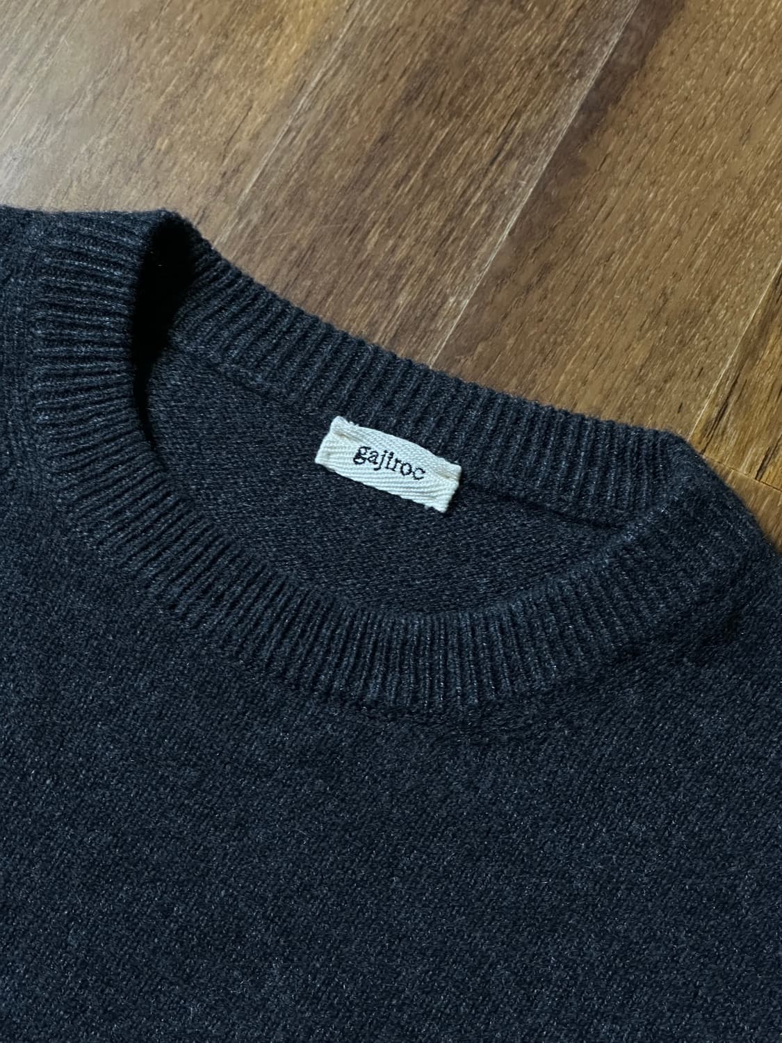 [m] 24fw 가지록 캐시미어 크루넥 스웨터 상품이미지5