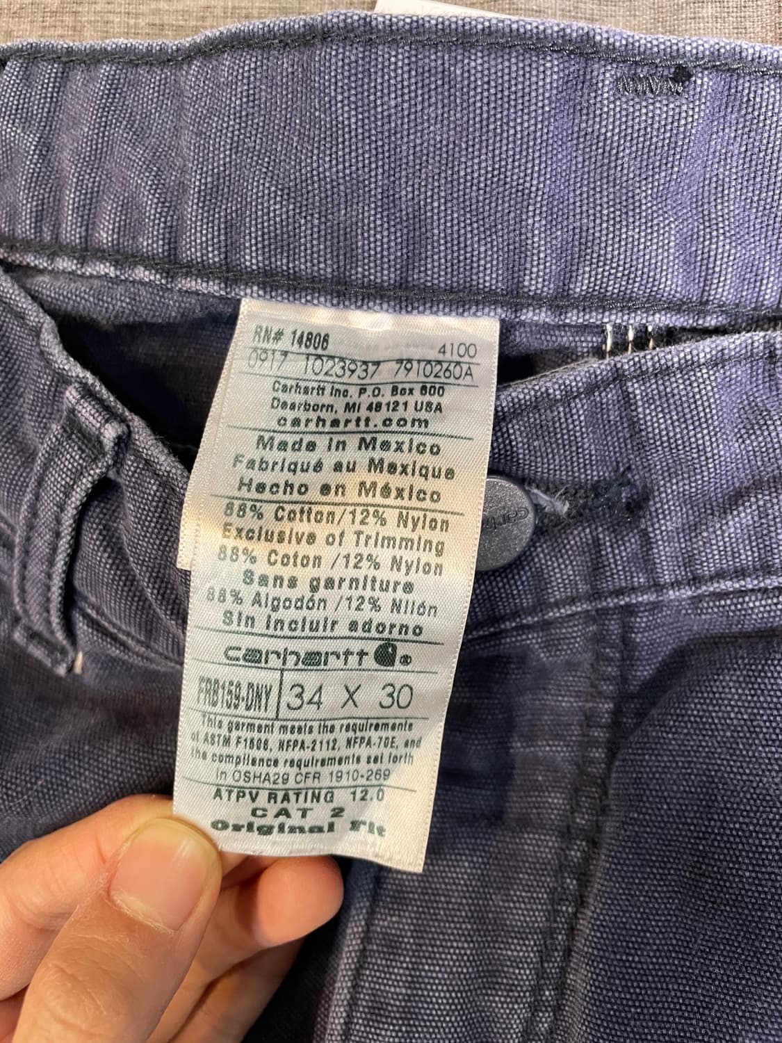 칼하트 fr 워크팬츠  상품이미지5