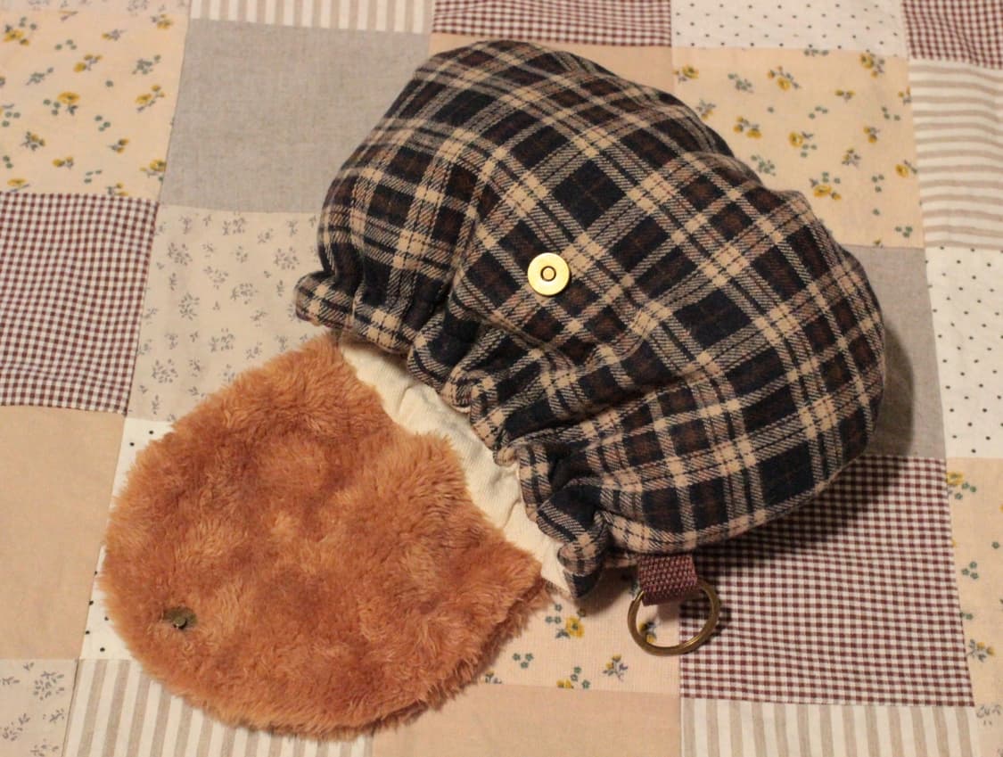 핸드메이드 퍼 밴딩 파우치 상품이미지6