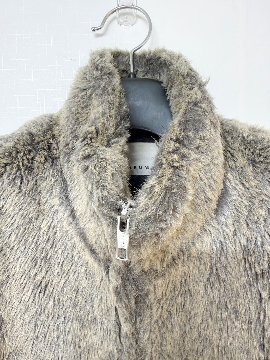 스나오 쿠와하라 퍼 짚업 자켓 상품이미지3