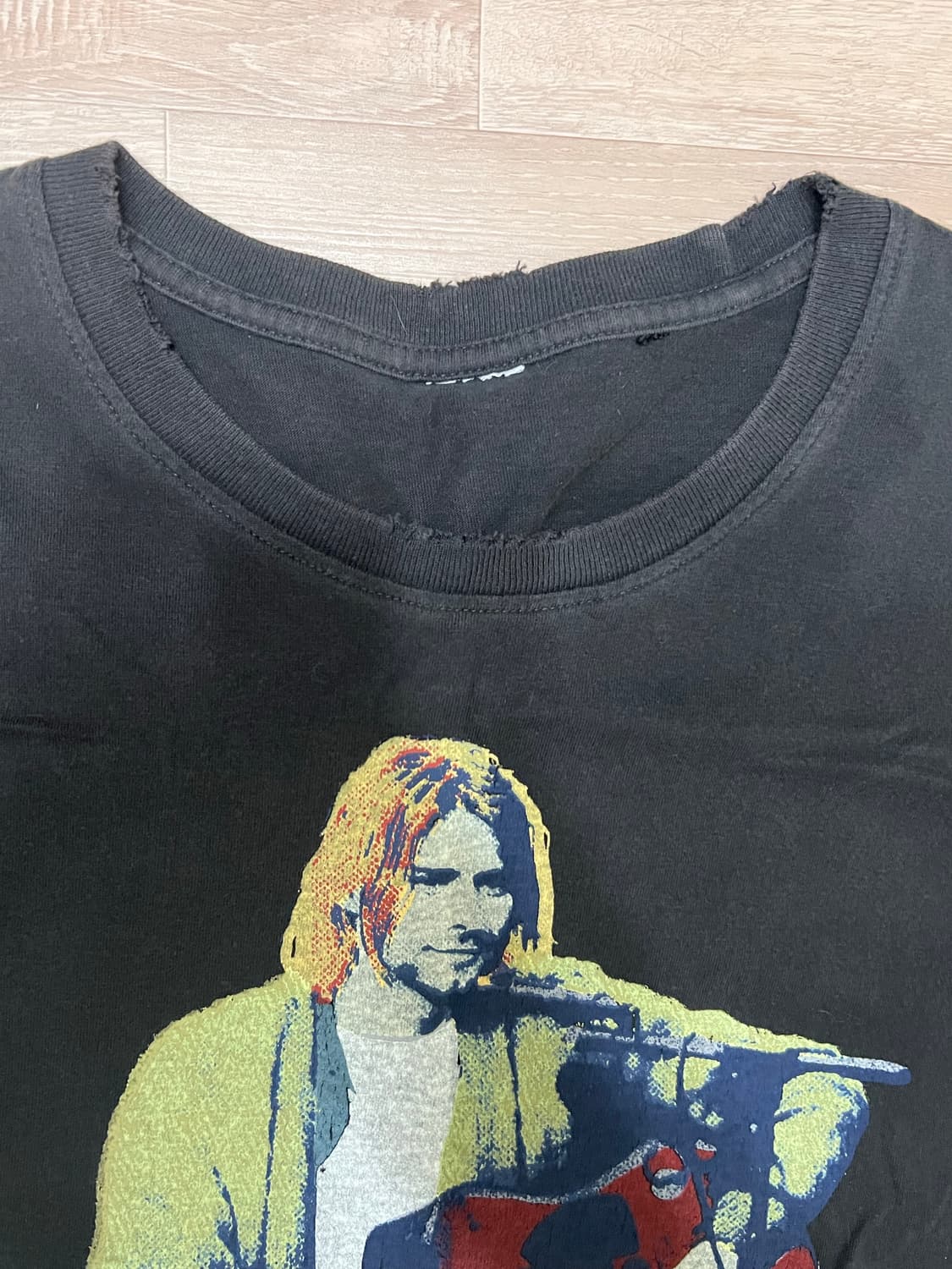 빈티지 너바나 커트 코베인 티셔츠 상품이미지3