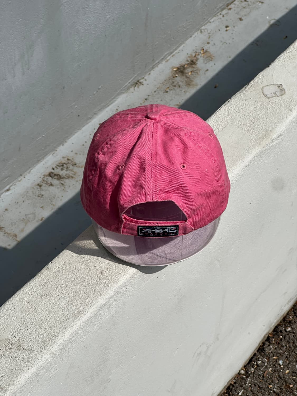 [F] AHEAD 어헤드 빈티지 핑크 볼캡 모자 상품이미지4