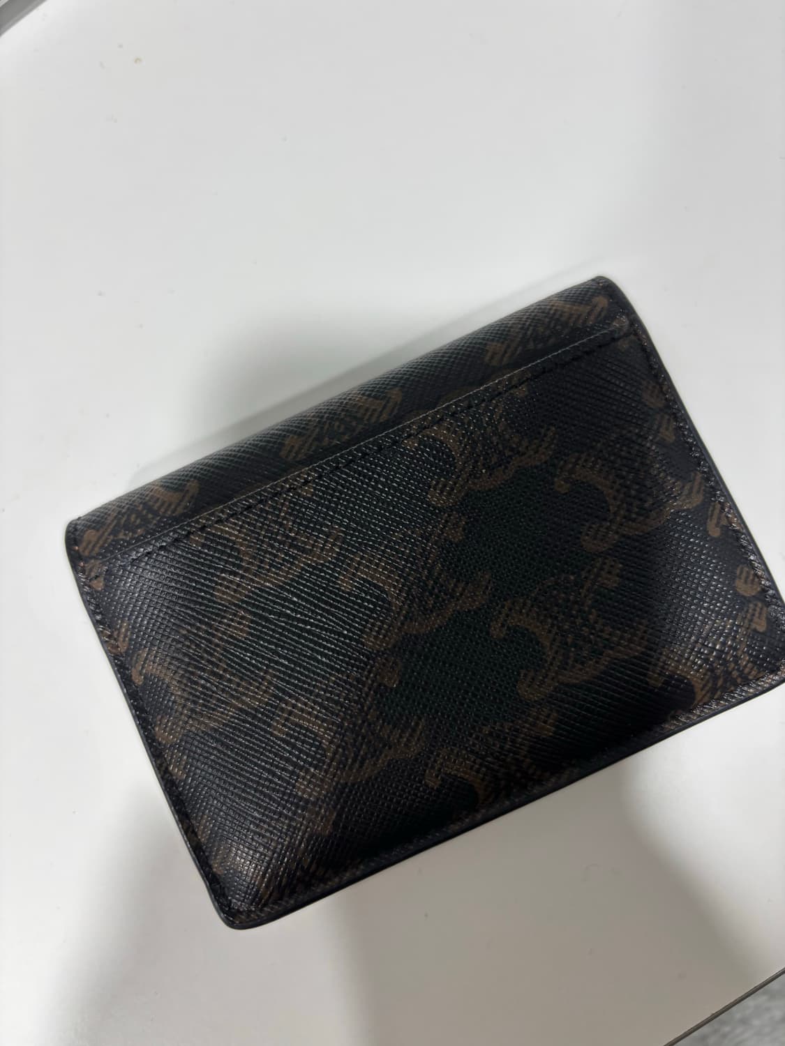 [A급] 셀린느 트리옹프 캔버스 플랩 카드홀더 탄 상품이미지3