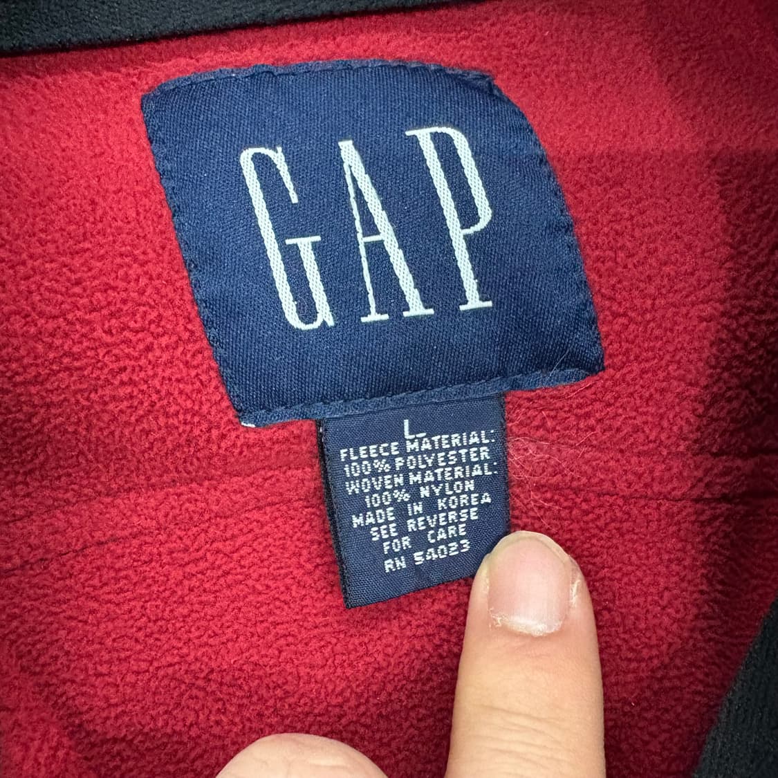 (100)갭플리스자켓 상품이미지4