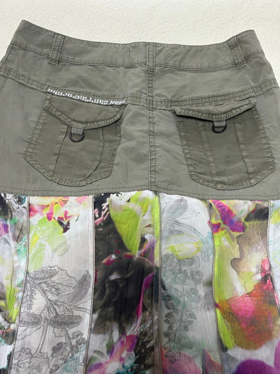 빈티지 플라워쉬폰스커트 상품이미지3