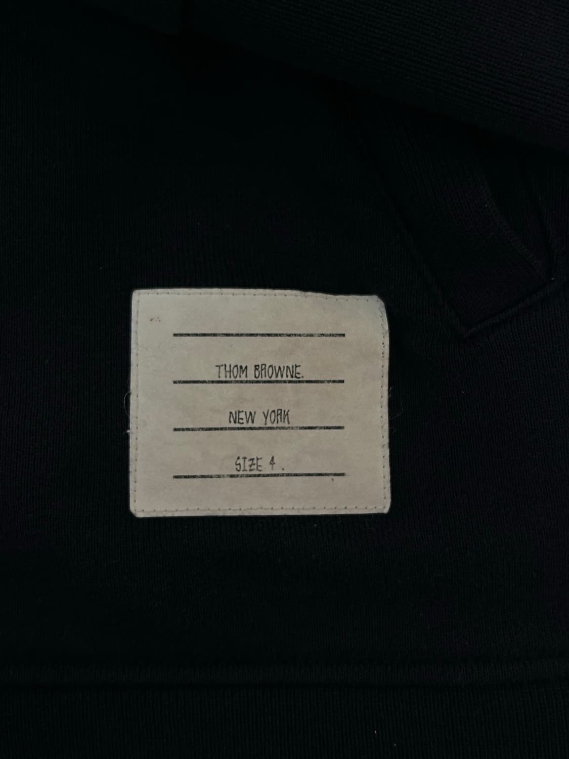 [4] 톰브라운 Thom Browne 네이비 후드집업 상품이미지4