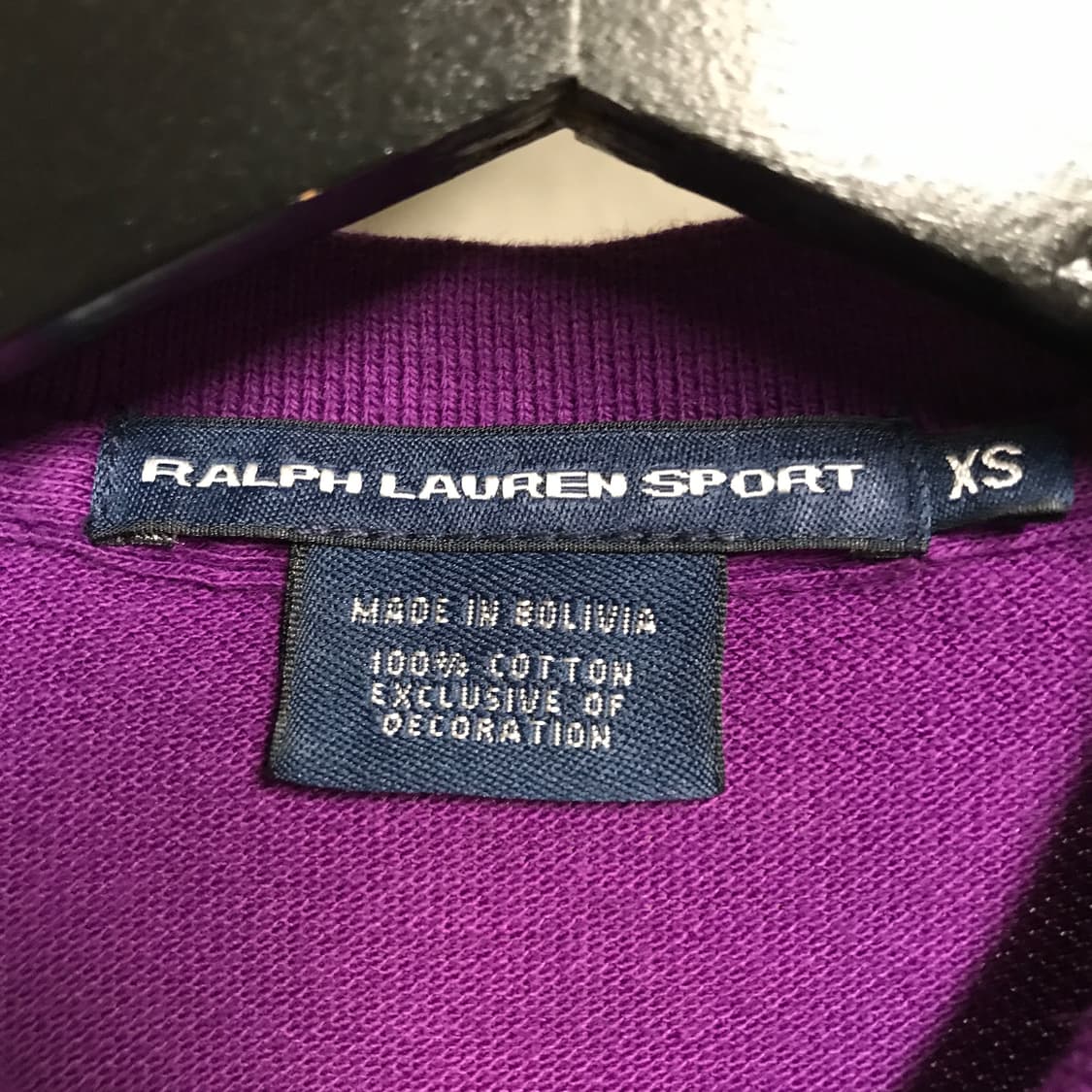 폴로 랄프로렌 PK 긴팔 카라티 퍼플 XS(W) 상품이미지5