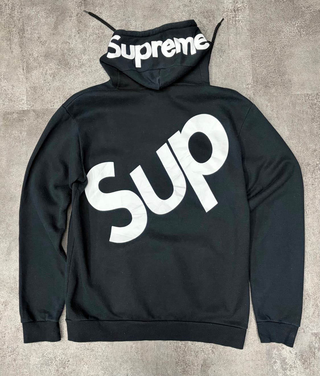10s 슈프림 블랙 박스 로고 후드티 상품이미지3