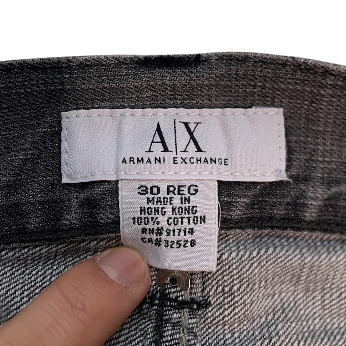 아르마니 익스체인지 흑청 데님 팬츠 30 상품이미지2