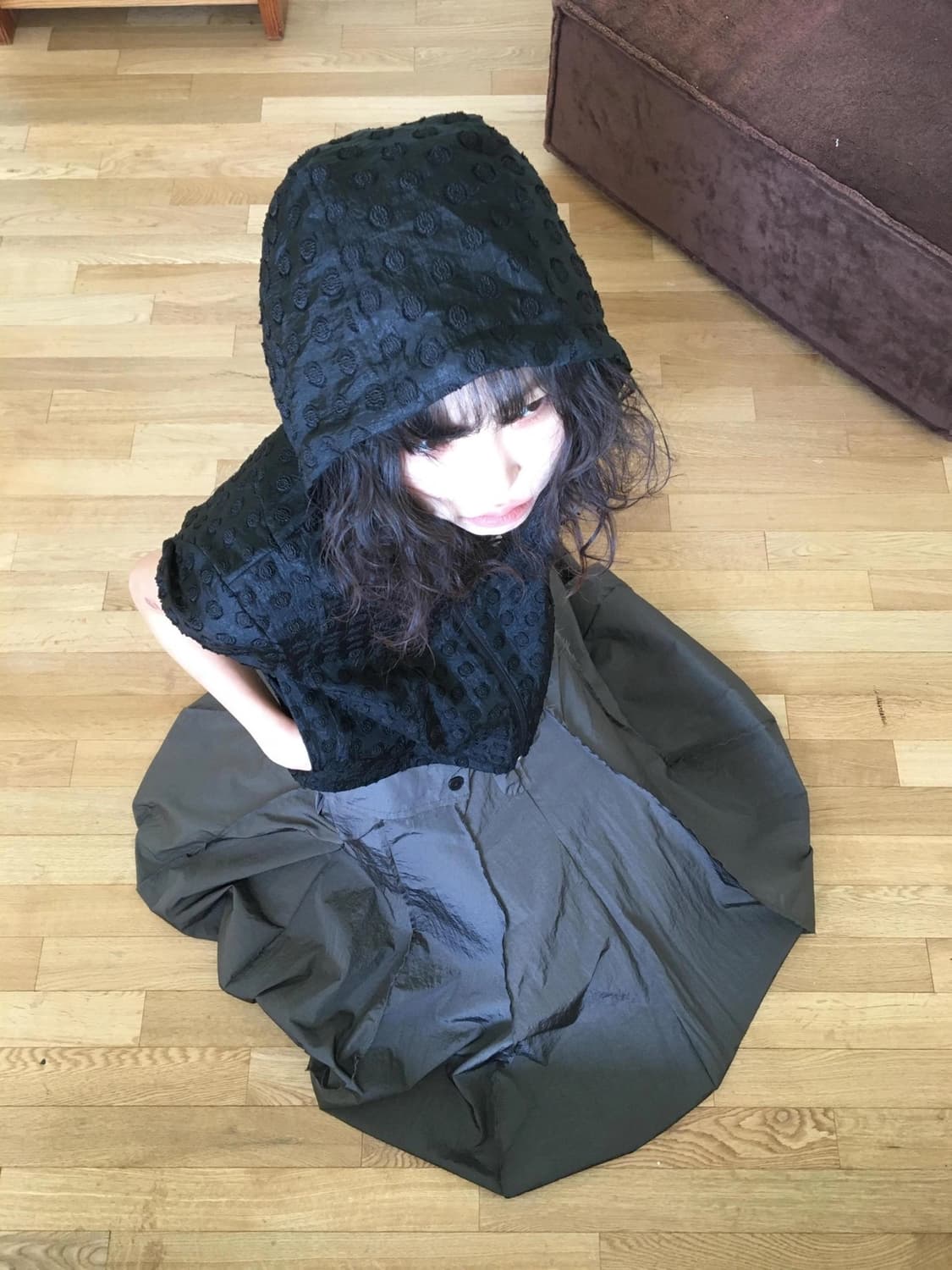 텍스처서울 룬 스커트 loon skirt 벌룬 스커트 롱스커트 상품이미지2